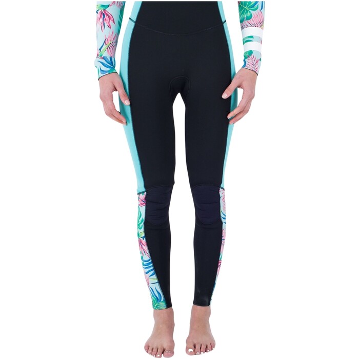 2024 Hurley Mujer Plus Printed 4/3mm Chest Zip Neopreno WFS0012433 - Java Tropical